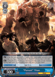 AOT/S50-E088d "Pursuit" Titan - Attack On Titan Vol.2 English Weiss Schwarz Trading Card Game