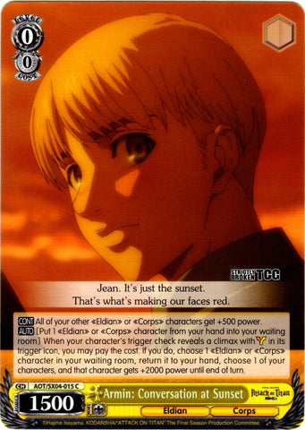 AOT/SX04-015 Armin: Conversation at Sunset