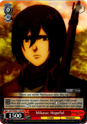 AOT/SX04-113S Mikasa: Hopeful (Foil)
