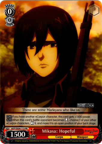 AOT/SX04-113 Mikasa: Hopeful