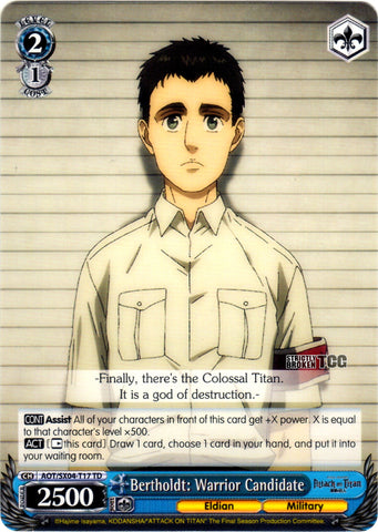 AOT/SX04-T17 Bertholdt: Warrior Candidate
