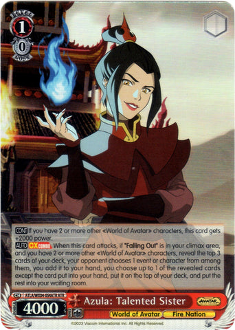 ATLA/WX04-054ATR Azula: Talented Sister