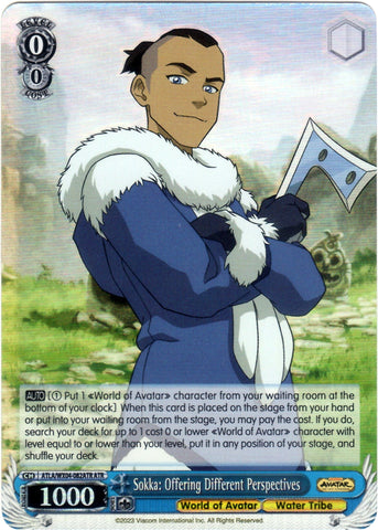 ATLA/WX04-082ATR Sokka: Offering Different Perspectives