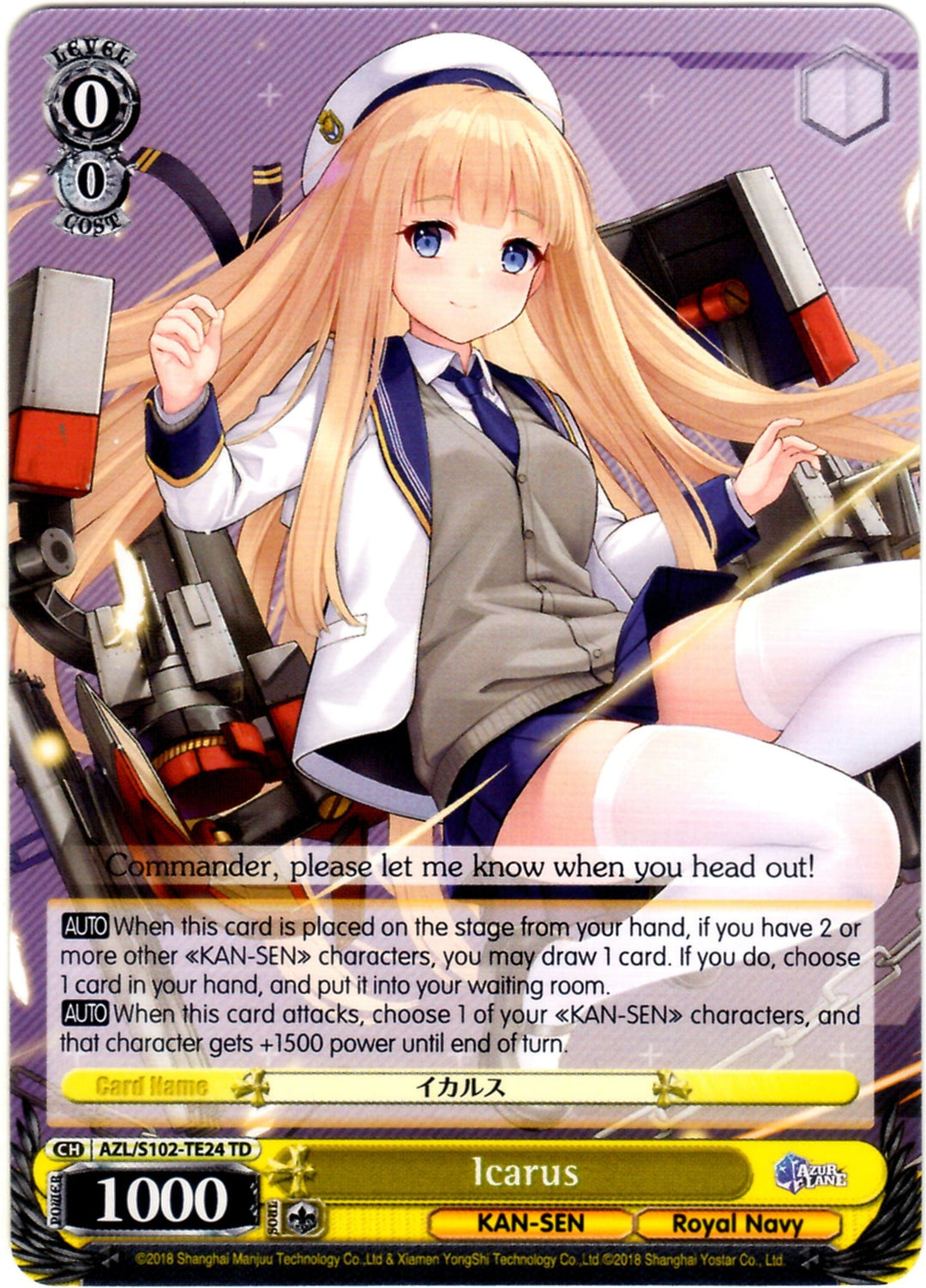 Azur Lane Royal Navy TD – Strictly Broken TCG