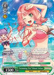BD/W54-E030SPb "Swimming Trio" Himari Uehara (Foil) - Bang Dream Girls Band Party! Vol.1 English Weiss Schwarz Trading Card Game