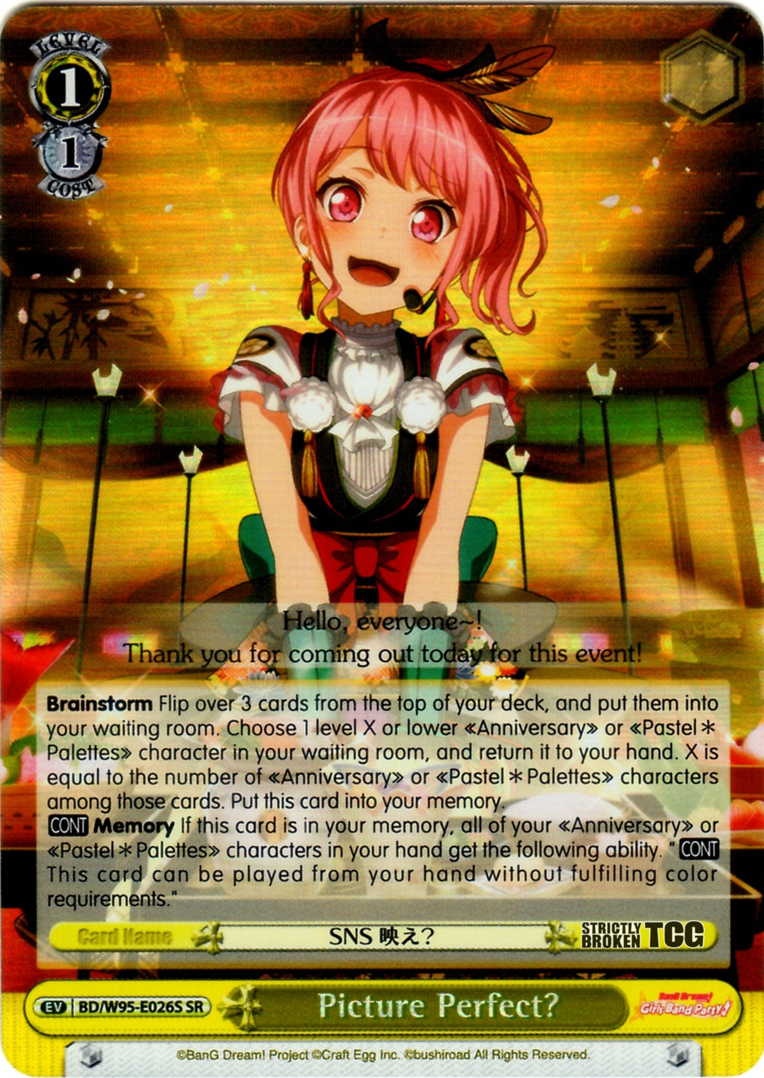 Bang Dream 5th Anniversary Foils – Strictly Broken TCG