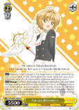 CCS/WX01-009S Sakura Kinomoto (Foil) - Cardcaptor Sakura English Weiss Schwarz Trading Card Game