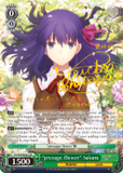 FS/S64-E023SP "presage flower" Sakura (Foil) - Fate/Stay Night Heaven's Feel Vol.1 English Weiss Schwarz Trading Card Game