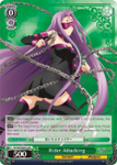 FS/S64-E027S Rider Attacking (Foil) - Fate/Stay Night Heaven's Feel Vol.1 English Weiss Schwarz Trading Card Game