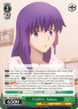FS/S64-E031S FLUFFY, Sakura (Foil) - Fate/Stay Night Heaven's Feel Vol.1 English Weiss Schwarz Trading Card Game