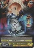 FZ/S17-E009S Saber - End of Reign (Foil) - Fate/Zero English Weiss Schwarz Trading Card Game