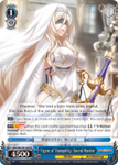 GBS/S63-E072S Figure of Tranquility, Sword Maiden (Foil) - Goblin Slayer English Weiss Schwarz Trading Card Game