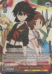 KLK/S27-TE19R "Best Friends" Ryuko & Mako (Foil) -Kill la Kill English Weiss Schwarz Trading Card Game