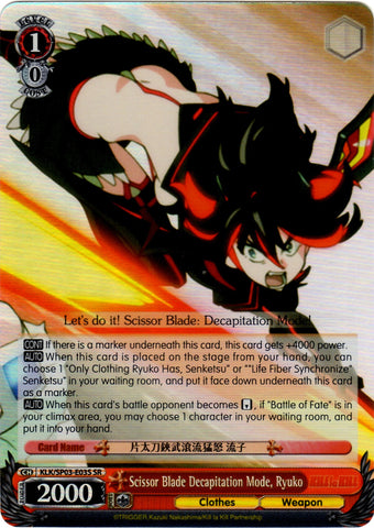 KLK/SP03-E03S Scissor Blade Decapitation Mode, Ryuko