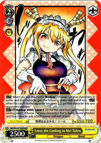 KMD/W96-E015MDR Leave the Cooking to Me! Tohru (Foil)