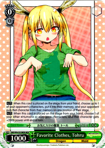 KMD/W96-E035MDR Favorite Clothes, Tohru (Foil)