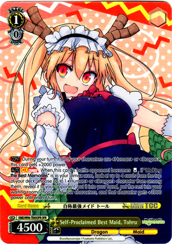 KMD/W96-TE05OFR Self-Proclaimed Best Maid, Tohru (Foil)