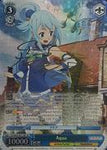 KS/W49-E073SP Aqua (Foil) - KONOSUBA -God’s blessing on this wonderful world! Vol. 1 English Weiss Schwarz Trading Card Game