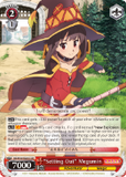 KS/W55-E051S "Setting Out" Megumin (Foil) - KONOSUBA -God’s blessing on this wonderful world! Vol. 2 English Weiss Schwarz Trading Card Game