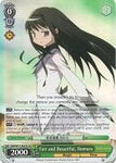 MM/W17-E023S Fair and Beautiful, Homura (Foil) - Puella Magi Madoka Magica English Weiss Schwarz Trading Card Game