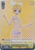 PD/S22-E004S Kagamine Rin"Striped Bikini" (Foil) - Hatsune Miku -Project DIVA- ƒ English Weiss Schwarz Trading Card Game