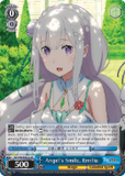 RZ/S46-E062S Angel's Smile, Emilia (Foil) - Re:ZERO -Starting Life in Another World- Vol. 1 English Weiss Schwarz Trading Card Game