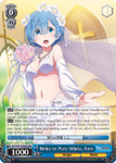 RZ/S46-TE32R Bride in Pure White, Rem (Foil) - Re:ZERO -Starting Life in Another World- Vol. 1 English Weiss Schwarz Trading Card Game
