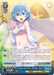 RZ/S46-TE32 Bride in Pure White, Rem - Re:ZERO -Starting Life in Another World- Trial Deck English Weiss Schwarz Trading Card Game