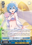 RZ/S46-TE32 Bride in Pure White, Rem - Re:ZERO -Starting Life in Another World- Trial Deck English Weiss Schwarz Trading Card Game