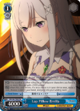 RZ/S46-TE33 Lap Pillow Emilia - Re:ZERO -Starting Life in Another World- Trial Deck English Weiss Schwarz Trading Card Game