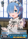 RZ/S46-TE34 The Younger Twin, Rem - Re:ZERO -Starting Life in Another World- Trial Deck English Weiss Schwarz Trading Card Game
