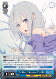 RZ/S46-TE42 A Short Snooze, Emilia - Re:ZERO -Starting Life in Another World- Trial Deck English Weiss Schwarz Trading Card Game