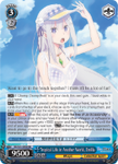 RZ/S55-E059 Tropical Life in Another World, Emilia - Re:ZERO -Starting Life in Another World- Vol.2 English Weiss Schwarz Trading Card Game