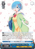 RZ/S55-E064S Going to School in a Hurry, Rem (Foil) - Re:ZERO -Starting Life in Another World- Vol.2 English Weiss Schwarz Trading Card Game