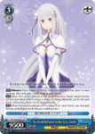RZ/S68-E056S The World Reflected in Her Eyes, Emilia (Foil) - Re:ZERO -Starting Life in Another World- Memory Snow English Weiss Schwarz Trading Card Game