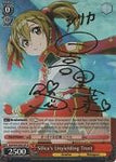 SAO/S20-E051SP Silica's Unyielding Trust (Foil) - Sword Art Online English Weiss Schwarz Trading Card Game