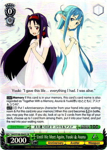 SAO/S100-E045S Until We Meet Again, Yuuki & Asuna