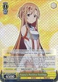 SAO/S26-E001R Asuna's Positive Feelings (Foil) - Sword Art Online Vol.2 English Weiss Schwarz Trading Card Game