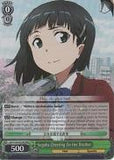 SAO/S26-E024R Suguha Cheering On Her Brother (Foil) - Sword Art Online Vol.2 English Weiss Schwarz Trading Card Game