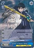 SAO/S47-E112SP Attack in Waves, Kirito (Foil) - Sword Art Online Re: Edit English Weiss Schwarz Trading Card Game