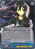 SAO/S47-E114R Determination with Life on the Line, Kirito (Foil) - Sword Art Online Re: Edit English Weiss Schwarz Trading Card Game