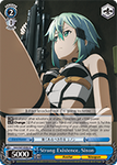 SAO/S47-E086 Strong Existence, Sinon - Sword Art Online Re: Edit English Weiss Schwarz Trading Card Game