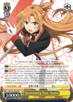 SAO/S51-E003 Overcoming Fear, Asuna - Sword Art Online The Movie – Ordinal Scale – English Weiss Schwarz Trading Card Game