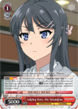 SBY/W64-TE14 Judging Stare, Mai Sakurajima - Rascal Does Not Dream of Bunny Girl Senpai Trial Deck English Weiss Schwarz Trading Card Game