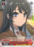SBY/W64-TE17 Unexpected Reply, Mai Sakurajima - Rascal Does Not Dream of Bunny Girl Senpai Trial Deck English Weiss Schwarz Trading Card Game