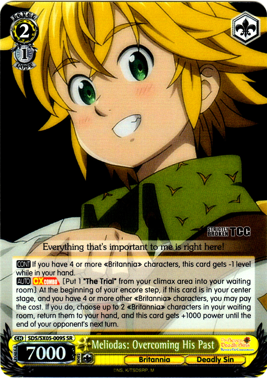 The Seven Deadly Sins: Revival of The Commandments Foils