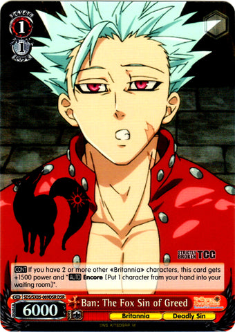SDS/SX05-069DSR Ban: The Fox Sin of Greed (Foil)
