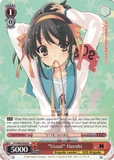 SY/W08-E056 "Usual" Haruhi - The Melancholy of Haruhi Suzumiya English Weiss Schwarz Trading Card Game
