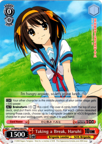 SY/WP02-E03 Taking a Break, Haruhi