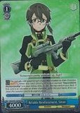 SAO/S51-E076S Reliable Reinforcement, Sinon (Foil) - Sword Art Online The Movie – Ordinal Scale – English Weiss Schwarz Trading Card Game